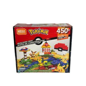 Mega Construx Pokemon Building Box Pikachu Eevee Construction MISSING Parts Set